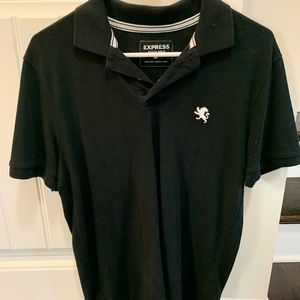 Mens black express polo.